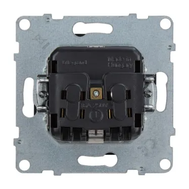 SUNO Силовая розетка 2К+З 16А 250В.Винтовые зажимы. Цвет "Антрацит" | 721425 | Legrand