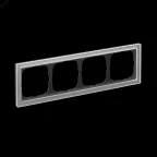 ARTGALLERY PURE 4-постовая РАМКА, ОРГАНИЧЕСКОЕ СТЕКЛО АЛЮМИНИЙ