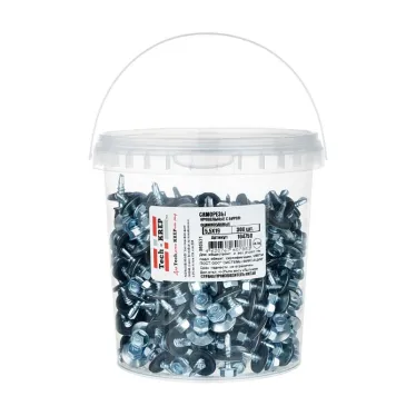 Саморез КР ZP св. 5,5х19 (300 шт) - ведро ( 1,728 кг) | 104750 | Tech-KREP