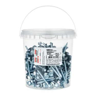 Саморез КР ZP св. 5,5х51 (150 шт) - ведро ( 1,465 кг) | 104754 | Tech-KREP