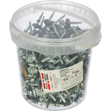 Саморез КР ZP св. 4,8х35 (250 шт) - ведро ( 1,548 кг) | 101001 | Tech-KREP