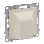 SUNO Вывод кабеля с лицевой панелью. Без клемм. Цвет "Слоновая кость" | 721242 | Legrand