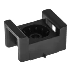 Площадка под стяжку для прямого монтажа 22x16мм, черная (100 шт/уп) | 07-2111 | REXANT