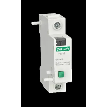 Расцепитель максимального-минимального напряжения Umin-161В Umax-280В РММ-201 | 18132DEK | DEKraft
