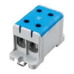 Клемма вводная силовая КВС 16-95мм² 2-рядная синяя распределительная | 11-2116 | REXANT