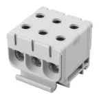 Клемма вводная силовая КВС 6-50мм² 3-рядная серая | 11-2121 | REXANT