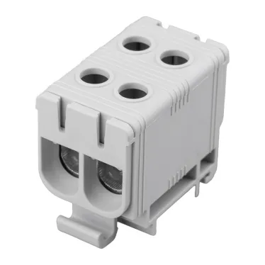 Клемма вводная силовая КВС 6-50мм² 2-рядная серая распределительная | 11-2112 | REXANT