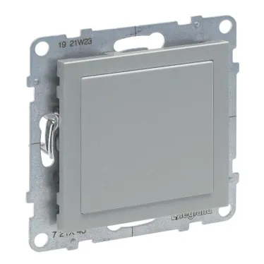 SUNO Адаптер для механизмов Mosaic. С заглушкой. Цвет "Алюминий" | 721343 | Legrand