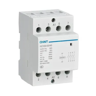 Контактор модульный NCH8-63/22 63A 2НЗ+2НО AC24В 50Гц (R) | 256220 | CHINT