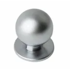 Ручка-кнопка Классик 6-001-17 мат хром (1 шт) - пакет  | 148757 | Tech-KREP