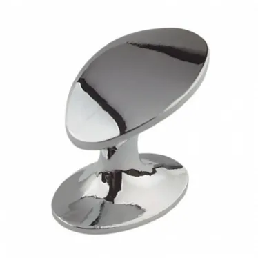 Ручка-кнопка Классик 6-005 хром (1 шт) - пакет  | 148773 | Tech-KREP