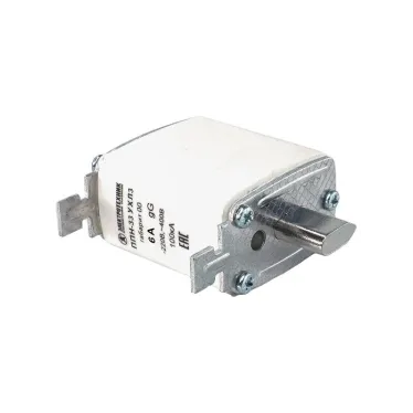 Плавкая вставка ППН-33 УХЛ3,   6А, габарит 00, IP00  (ЭТ) | ET012081 | Электротехник