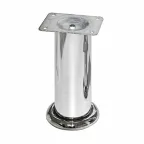 Ножка металл.круглая, нерегулир, D50х100мм, хром - накл.  | 148578 | Tech-KREP