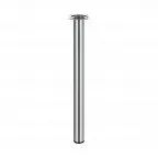 Ножка металл.круглая, нерегулир, D30х400мм, никель - накл.  | 151259 | Tech-KREP