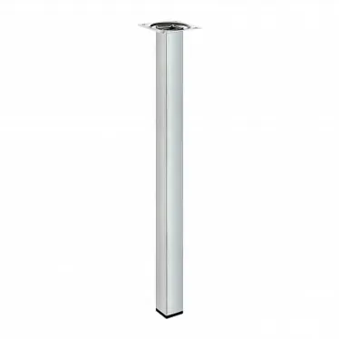 Ножка металл.квадрат, нерегулир, 25х25х400 мм, никель- накл.  | 151264 | Tech-KREP