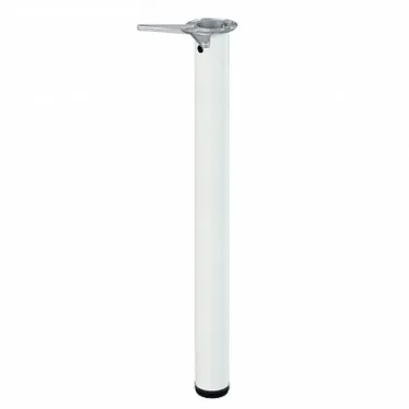 Ножка металл.круглая, нерегулир, D60х710мм, белая - накл.  | 148538 | Tech-KREP