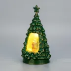 Светильник декоративный Новогодняя елка с подсветкой и конфетти, 19х17х33см, теплый белый, питание от USB | 501-180 | NEON-NIGHT