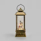 Декоративный фонарь с эффектом снегопада и подсветкой Семья снеговиков | 501-191 | NEON-NIGHT