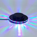 Диско-лампа Летающая тарелка 48 LED, черный корпус, 230В | 601-260 | NEON-NIGHT