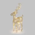 Светодиодная фигура Олень 50см, цвет свечения теплый белый, питание 3хAA (не в комплекте) | 503-228 | NEON-NIGHT