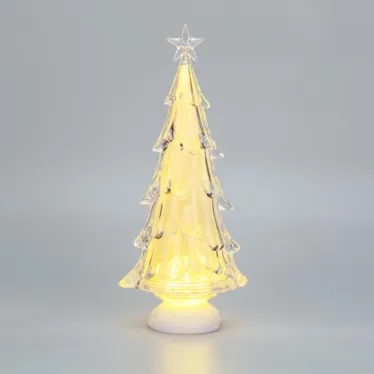 Фигура на подставке Елочка со звездой, 37см, теплый белый | 513-027 | NEON-NIGHT