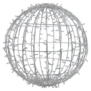 Шар светодиодный диаметр 80см 300 LED ТЕПЛЫЙ БЕЛЫЙ эффект мерцания 230В | 501-616 | NEON-NIGHT