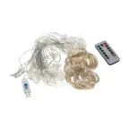 Гирлянда Дождь из росы  6х3 м, 600 LED, белый, IP20, USB + пульт управления | 315-995 | NEON-NIGHT