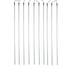 Гирлянда Тающие сосульки комплект 10 шт. х 100см, шаг 100см, 960 LED ТЕПЛЫЙ БЕЛЫЙ, черный каучук, IP65, 24В | 256-422 | NEON-NIGHT