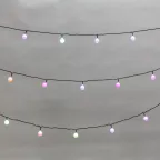                  Гирлянда Шарики диаметр 25 мм, 5 м, темно-зеленый ПВХ, 25 LED, RGB, IP20, соединяется | 303-550 | NEON-NIGHT
               