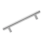 Ручка-рейлинг 2-001-160мм, мат хром (1шт)  - пакет  | 130891 | Tech-KREP