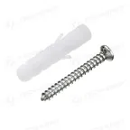 Полкодержатель пеликан макси мат. хром (1 шт)  - пакет  | 129945 | Tech-KREP