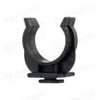 Ножка пластик.цокольная, Н150 (145-165) мм, черная , 2шт с 1 клипсой  - пакет  | 129972 | Tech-KREP