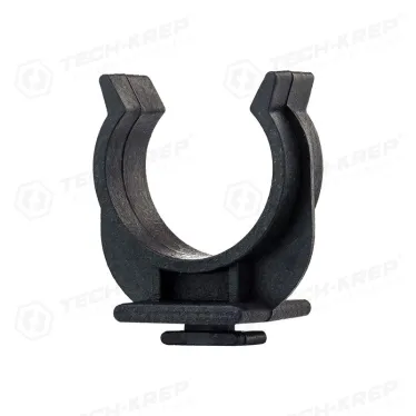 Ножка пластик.цокольная, Н150 (145-165) мм, черная , 2шт с 1 клипсой  - пакет  | 129972 | Tech-KREP