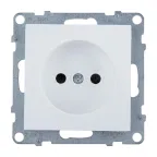 SUNO Силовая розетка 2К 16А 250В. C защитными шторками. Винтовые зажимы. Цвет "Белый" | 721119 | Legrand