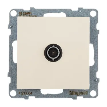 SUNO Розетка ТВ c топологией "звезда" 0-2400 МГц. Цвет "Слоновая кость" | 721264 | Legrand