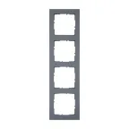 SUNO Рамка декоративная универсальная 4-постовая Цвет "Плюмаж" | 721544 | Legrand