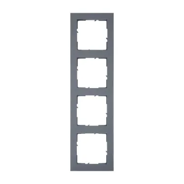 SUNO Рамка декоративная универсальная 4-постовая Цвет "Плюмаж" | 721544 | Legrand