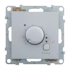 SUNO Термостат для теплых полов с датчиком.16А 250В. Винтовые зажимы. Цвет "Алюминий" | 721337 | Legrand