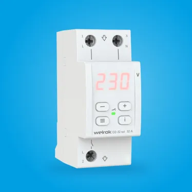 Реле напряжения Welrok D2-32 red