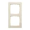 SUNO Рамка декоративная универсальная 2-постовая Цвет "Слоновая кость" | 721582 | Legrand
