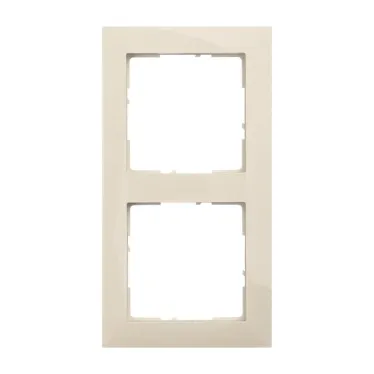 SUNO Рамка декоративная универсальная 2-постовая Цвет "Слоновая кость" | 721582 | Legrand