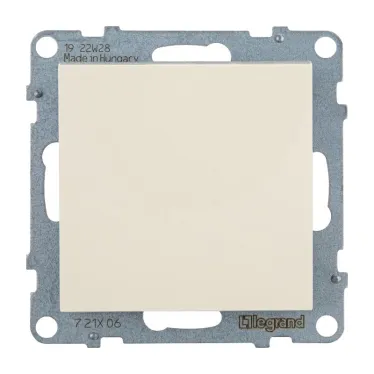 SUNO Переключатель 10АХ 250В. Безвинтовые зажимы. Цвет "Слоновая кость" | 721206 | Legrand