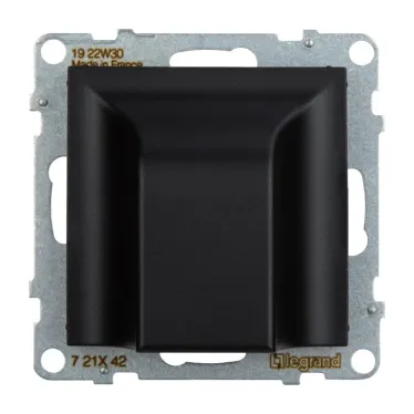 SUNO Вывод кабеля с лицевой панелью. Без клемм. Цвет "Антрацит" | 721442 | Legrand