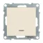 SUNO Выключатель 10АХ 250В с подсветкой/индикацией. Безвинтовые зажимы. Цвет "Слоновая кость" | 721211 | Legrand