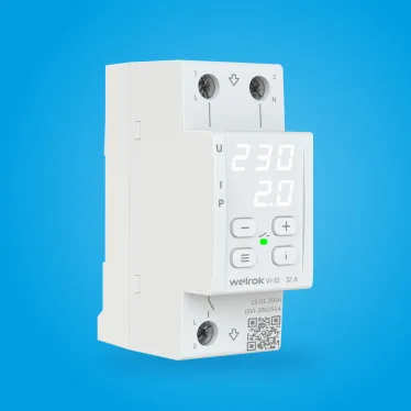 Реле напряжения c контролем тока Welrok VI-32