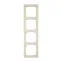 SUNO Рамка декоративная универсальная 4-постовая Цвет "Слоновая кость" | 721584 | Legrand