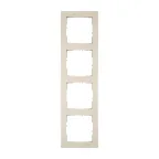 SUNO Рамка декоративная универсальная 4-постовая Цвет "Слоновая кость" | 721584 | Legrand
