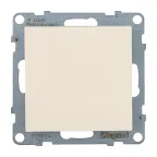 SUNO Выключатель 16АХ 250В. Безвинтовые зажимы. Цвет "Слоновая кость" | 721204 | Legrand