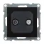 SUNO Розетка TV-SAT двухкабельная. Цвет "Антрацит" | 721471 | Legrand