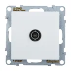 SUNO Розетка ТВ проходная 1,5дБ/14дБ 0-2400 МГц. Цвет "Белый" | 721165 | Legrand